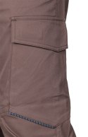 Spodnie robocze Mix&Match, stretch, brązowe, rozmiar XXXL