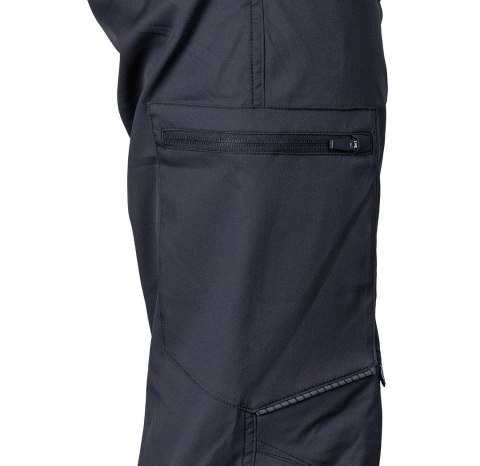 Spodnie robocze Mix&Match, stretch, czarne, rozmiar L Spodnie robocze Mix&Match, stretch, czarne, rozmiar L