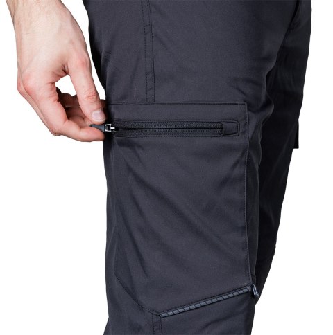 Spodnie robocze Mix&Match, stretch, czarne, rozmiar L Spodnie robocze Mix&Match, stretch, czarne, rozmiar L