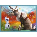 Puzzle - 4w1 (12, 15, 20, 24) - Niezwykły świat Frozen - Trefl 34381