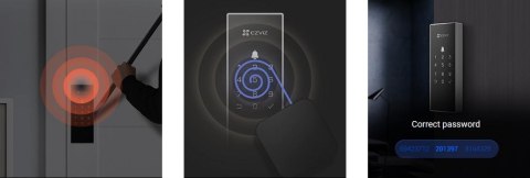 Inteligentny zamek cyfrowy Ezviz DL03 czarny Inteligentny zamek cyfrowy Ezviz DL03 czarny