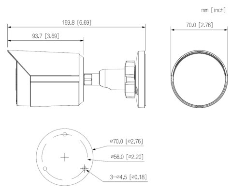 KAMERA IP IPC-HFW2649S-S-IL-0280B Smart Dual Light WizSense - 6 Mpx 2.8 mm DAHUA KAMERA IP IPC-HFW2649S-S-IL-0280B Smart Dual Light WizSense - 6 Mpx 2.8 mm DAHUA