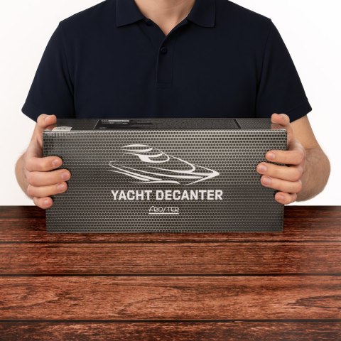 Karafka Jacht do whisky 1L - prezent dla Taty - Dziadka - Męża - Brata