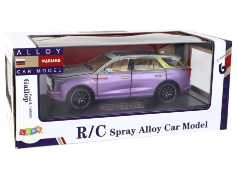 Auto RC 1:24 Samochód Pojazd E-9 Aluminiowy Zdalnie Sterowany Fioletowe Auto RC 1:24 Samochód Pojazd E-9 Aluminiowy Zdalnie Sterowany Fioletowe