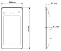 KONTROLER DOSTĘPU Z POMIAREM TEMPERATURY APTI-AI71FRTD 4.5 mm - 1080p