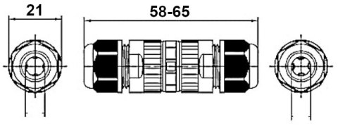 PUSZKA POŁĄCZENIOWA PUH-3P-M16 PUSZKA POŁĄCZENIOWA PUH-3P-M16