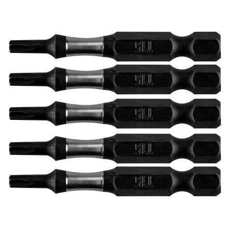 Bity udarowe S2, 50 mm, T15 - 5 szt. Bity udarowe S2, 50 mm, T15 - 5 szt.