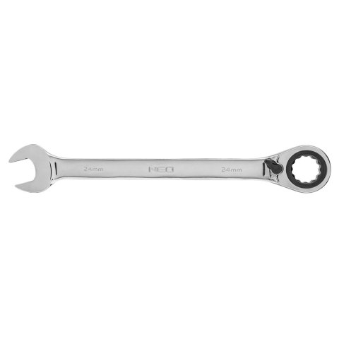 Klucz płasko-oczkowy z grzechotką i przełącznikiem 24 mm Klucz płasko-oczkowy z grzechotką i przełącznikiem 24 mm