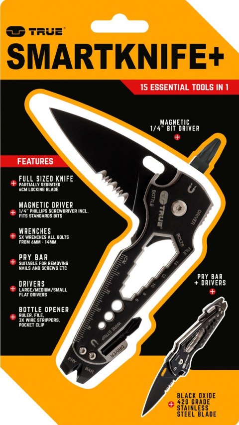 True Utility Zestaw narzędzi SmartKnife+, 18w1 True Utility Zestaw narzędzi SmartKnife+, 18w1