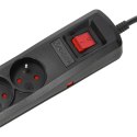 Listwa zasilająca R8 5g 1,5m czarna ARcon