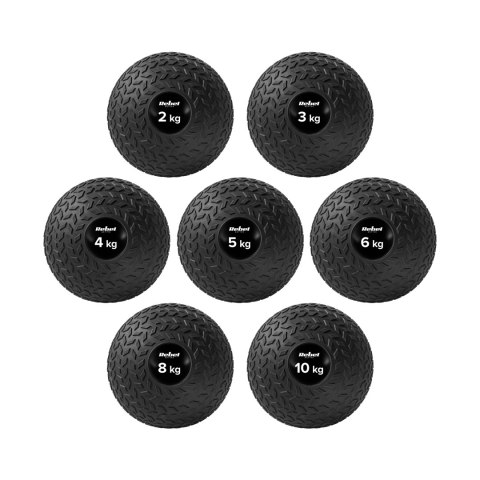 Mała piłka lekarska do ćwiczeń rehabilitacyjna Slam Ball 23cm 6kg, REBEL ACTIVE Mała piłka lekarska do ćwiczeń rehabilitacyjna Slam Ball 23cm 6kg, REBEL ACTIVE