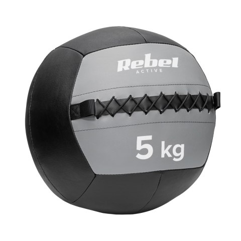 Piłka lekarska do ćwiczeń 5 kg REBEL ACTIVE Piłka lekarska do ćwiczeń 5 kg REBEL ACTIVE