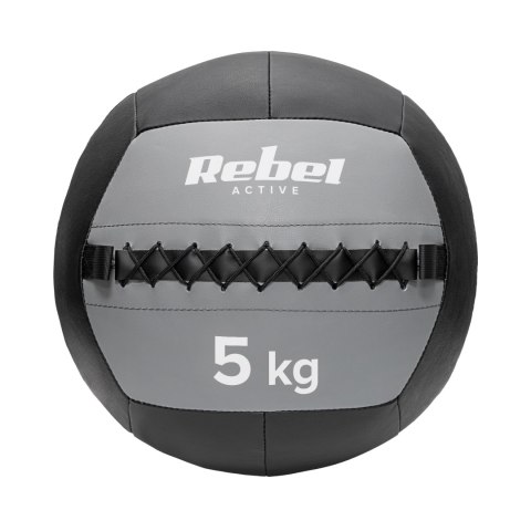 Piłka lekarska do ćwiczeń 5 kg REBEL ACTIVE Piłka lekarska do ćwiczeń 5 kg REBEL ACTIVE