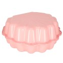 Piaskownica zamykana basen Muszelka Twins podwójna 2w1 160x87,5x19,5cm różowa