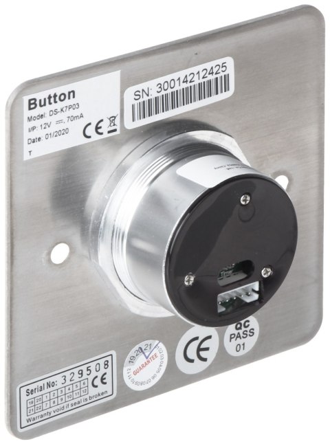 BEZDOTYKOWY PRZYCISK OTWARCIA DRZWI DS-K7P03 Hikvision