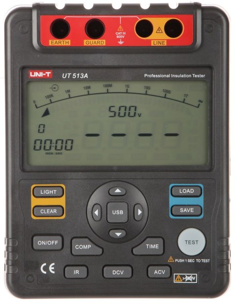 MIERNIK REZYSTANCJI IZOLACJI UT-513A UNI-T MIERNIK REZYSTANCJI IZOLACJI UT-513A UNI-T