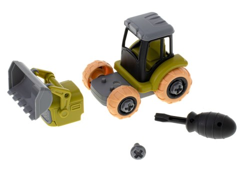 Farma traktor z przyczepą ciągnik do skręcania konie śrubokręt