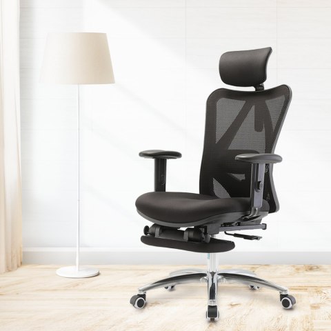 Fotel ergonomiczny ANGEL biurowy obrotowy eurOpa plus z podnóżkiem Fotel ergonomiczny ANGEL biurowy obrotowy eurOpa plus z podnóżkiem