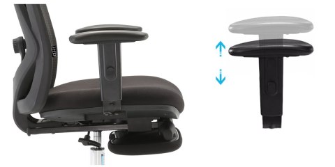 Fotel ergonomiczny ANGEL biurowy obrotowy eurOpa plus z podnóżkiem Fotel ergonomiczny ANGEL biurowy obrotowy eurOpa plus z podnóżkiem