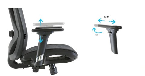 Fotel ergonomiczny ANGEL biurowy obrotowy kalistO Fotel ergonomiczny ANGEL biurowy obrotowy kalistO