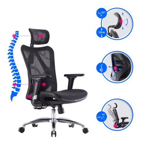 Fotel ergonomiczny ANGEL biurowy obrotowy kalistO Fotel ergonomiczny ANGEL biurowy obrotowy kalistO