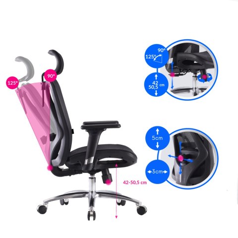 Fotel ergonomiczny ANGEL biurowy obrotowy kalistO Fotel ergonomiczny ANGEL biurowy obrotowy kalistO