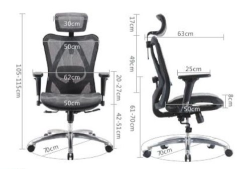 Fotel ergonomiczny ANGEL biurowy obrotowy kalistO Fotel ergonomiczny ANGEL biurowy obrotowy kalistO
