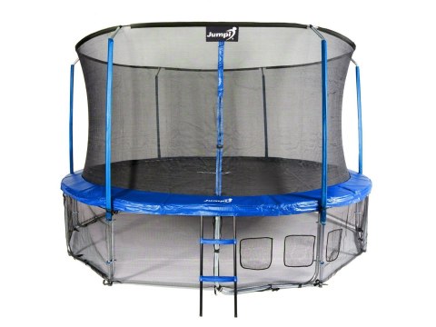 Trampolina Ogrodowa Jumpi 435cm/14FT Maxy Comfort Niebieska Z Wewnętrzną Siatką Trampolina Ogrodowa Jumpi 435cm/14FT Maxy Comfort Niebieska Z Wewnętrzną Siatką