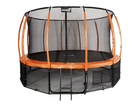 Trampolina Ogrodowa Jumpi 435cm/14FT Maxy Comfort Plus Pomarańczowa Z Wewnętrzną Siatką Trampolina Ogrodowa Jumpi 435cm/14FT Maxy Comfort Plus Pomarańczowa Z Wewnętrzną Siatką