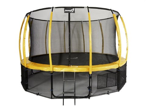 Trampolina Ogrodowa Jumpi 435cm/14FT Maxy Comfort Plus Żółta Z Wewnętrzną Siatką Trampolina Ogrodowa Jumpi 435cm/14FT Maxy Comfort Plus Żółta Z Wewnętrzną Siatką