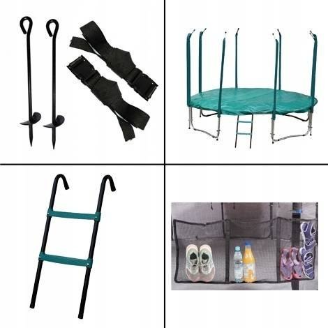 Trampolina Ogrodowa Jumpi 435cm/14FT Maxy Comfort Plus Żółta Z Wewnętrzną Siatką Trampolina Ogrodowa Jumpi 435cm/14FT Maxy Comfort Plus Żółta Z Wewnętrzną Siatką