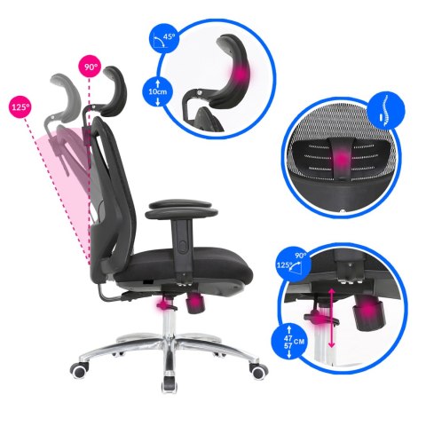 Fotel ergonomiczny ANGEL biurowy obrotowy Europa 2.0 Fotel ergonomiczny ANGEL biurowy obrotowy Europa 2.0