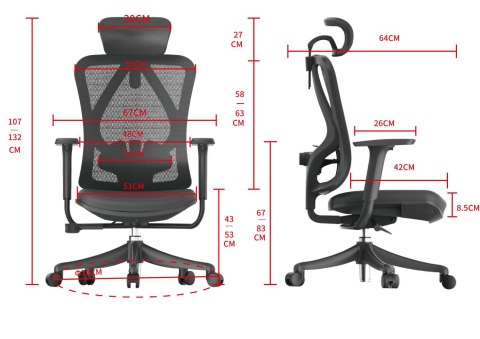 Fotel ergonomiczny ANGEL biurowy obrotowy Europa 2.0 Fotel ergonomiczny ANGEL biurowy obrotowy Europa 2.0