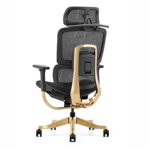 Fotel ergonomiczny ANGEL biurowy obrotowy Glamour Gold Fotel ergonomiczny ANGEL biurowy obrotowy Glamour Gold