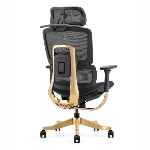 Fotel ergonomiczny ANGEL biurowy obrotowy Glamour Gold Fotel ergonomiczny ANGEL biurowy obrotowy Glamour Gold