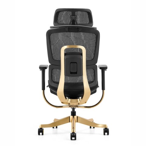 Fotel ergonomiczny ANGEL biurowy obrotowy Glamour Gold Fotel ergonomiczny ANGEL biurowy obrotowy Glamour Gold