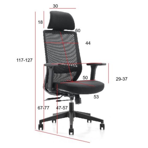 Fotel ergonomiczny ANGEL biurowy obrotowy Perun Fotel ergonomiczny ANGEL biurowy obrotowy Perun