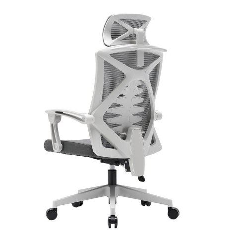 Fotel ergonomiczny ANGEL biurowy obrotowy Spino szary Fotel ergonomiczny ANGEL biurowy obrotowy Spino szary