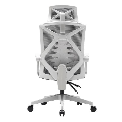 Fotel ergonomiczny ANGEL biurowy obrotowy Spino szary Fotel ergonomiczny ANGEL biurowy obrotowy Spino szary