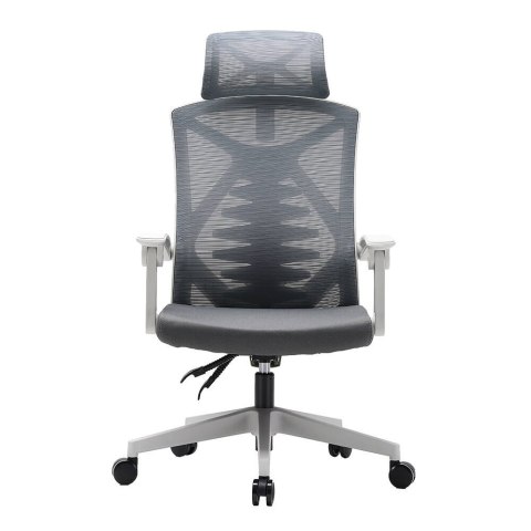 Fotel ergonomiczny ANGEL biurowy obrotowy Spino szary Fotel ergonomiczny ANGEL biurowy obrotowy Spino szary