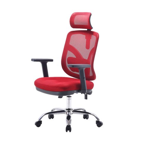 Fotel ergonomiczny ANGEL biurowy obrotowy jOkasta Czerwona Fotel ergonomiczny ANGEL biurowy obrotowy jOkasta Czerwona