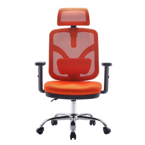 Fotel ergonomiczny ANGEL biurowy obrotowy jOkasta Pomarańczowa Fotel ergonomiczny ANGEL biurowy obrotowy jOkasta Pomarańczowa