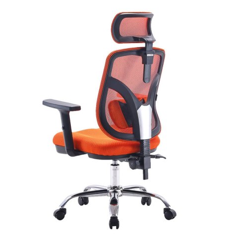 Fotel ergonomiczny ANGEL biurowy obrotowy jOkasta Pomarańczowa Fotel ergonomiczny ANGEL biurowy obrotowy jOkasta Pomarańczowa