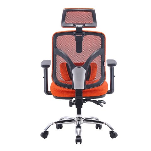 Fotel ergonomiczny ANGEL biurowy obrotowy jOkasta Pomarańczowa Fotel ergonomiczny ANGEL biurowy obrotowy jOkasta Pomarańczowa