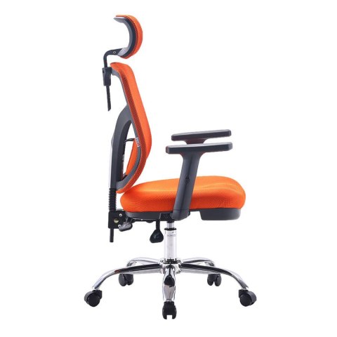 Fotel ergonomiczny ANGEL biurowy obrotowy jOkasta Pomarańczowa Fotel ergonomiczny ANGEL biurowy obrotowy jOkasta Pomarańczowa