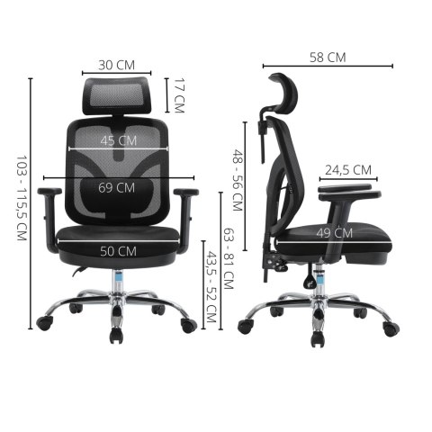 Fotel ergonomiczny ANGEL biurowy obrotowy jOkasta Pomarańczowa Fotel ergonomiczny ANGEL biurowy obrotowy jOkasta Pomarańczowa