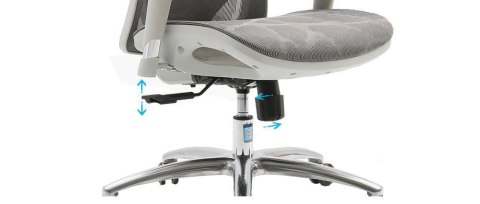 Fotel ergonomiczny ANGEL biurowy obrotowy kalistO szary Fotel ergonomiczny ANGEL biurowy obrotowy kalistO szary