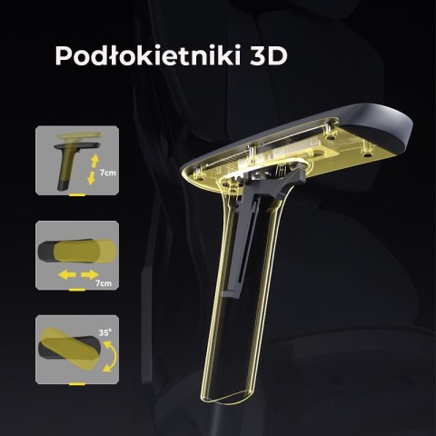 Fotel ergonomiczny gamingowy Angel Furia Black Fotel ergonomiczny gamingowy Angel Furia Black