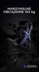 Fotel ergonomiczny gamingowy Angel Furia PRO z podnóżkiem