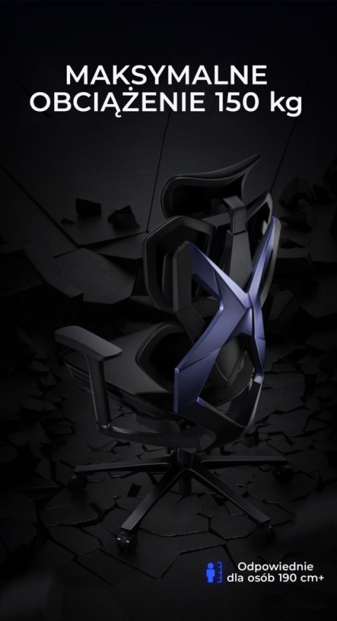 Fotel ergonomiczny gamingowy Angel Furia PRO z podnóżkiem Fotel ergonomiczny gamingowy Angel Furia PRO z podnóżkiem